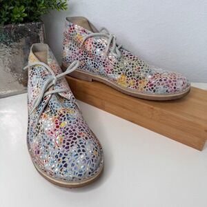 Mogambo‎ Safari Chukka Boots Unisex Multicolor Mosaic Suede 42 EU/W11-11.5 US